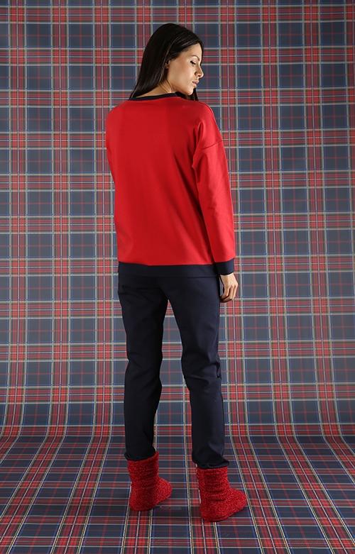 Pigiama donna in caldo cotone Gatto - Maryhome