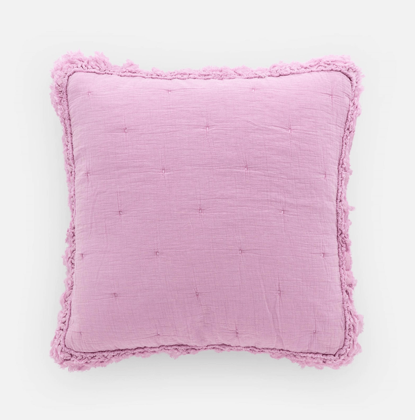 Cuscino arredo con rouches Cora 50x50 cm - Riviera