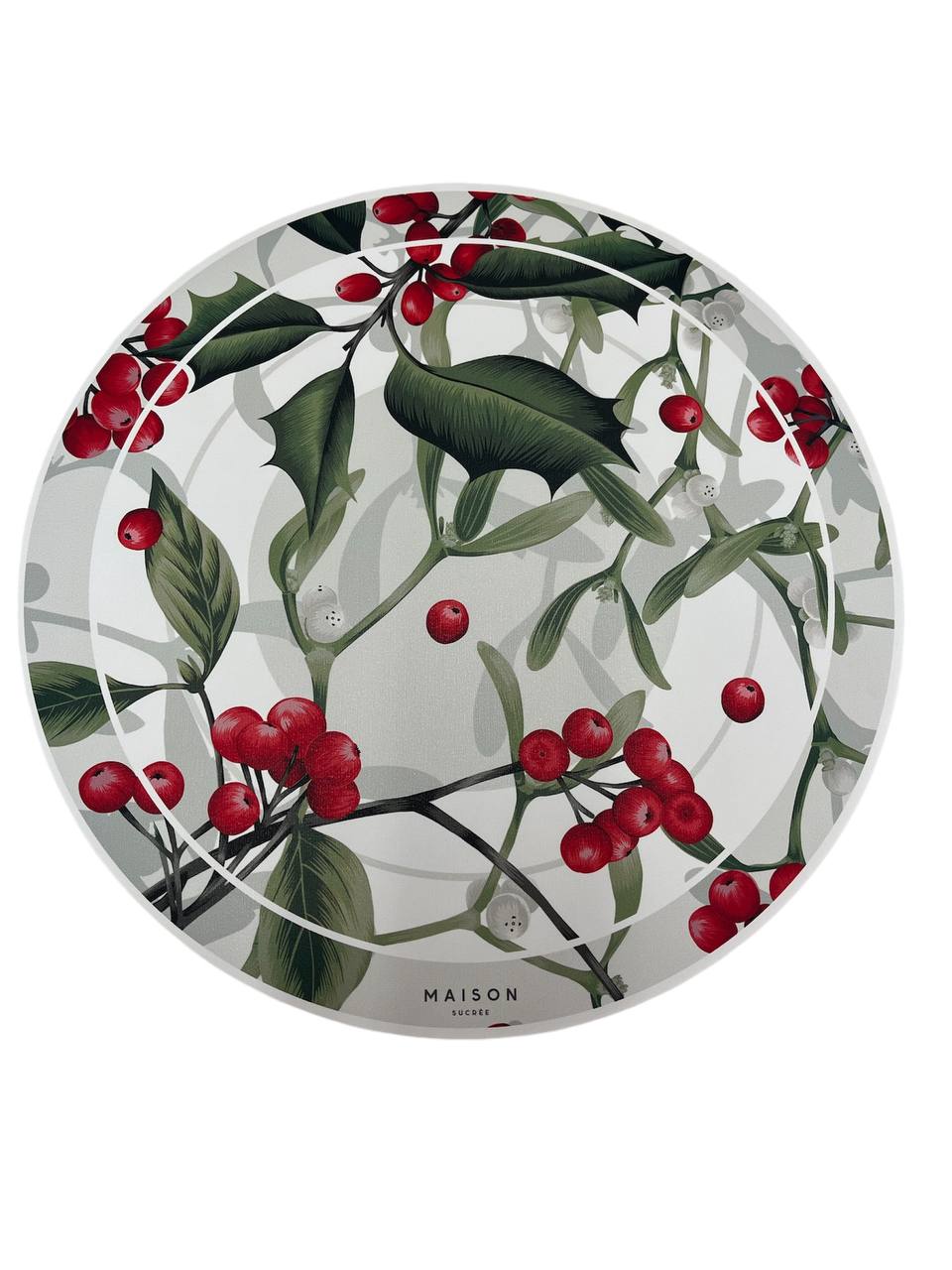 Sottopiatto in vinile Natale Carillon Ø 35cm - Maison Sucrèe