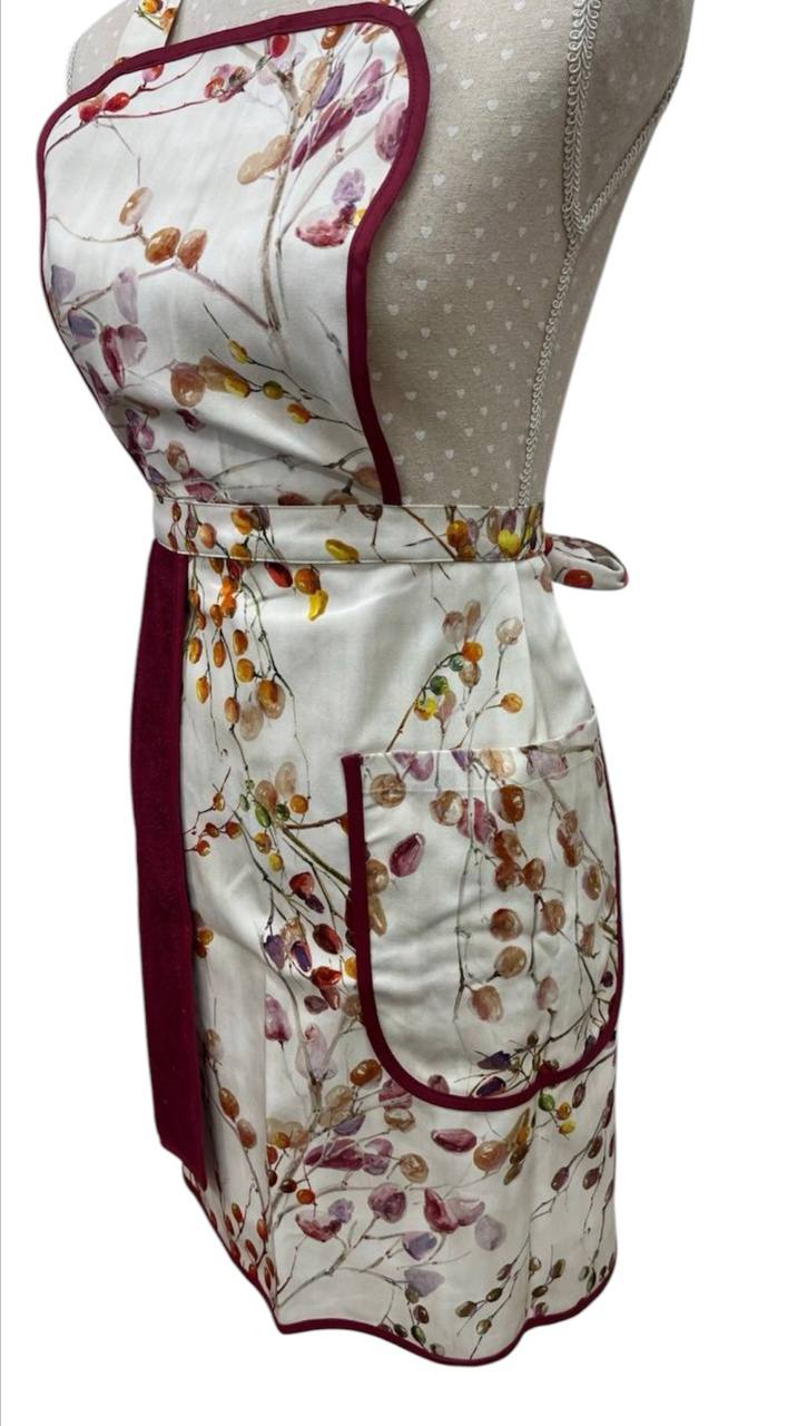 Grembiule da cucina con asciughino in spugna Cassandra - Bottaro