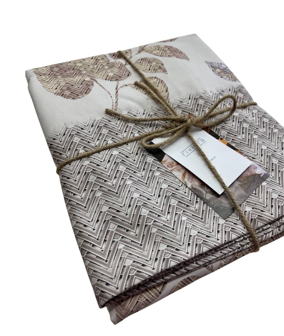 Tovaglia da tavola antimacchia Amaranta Bianco antico - Riviera