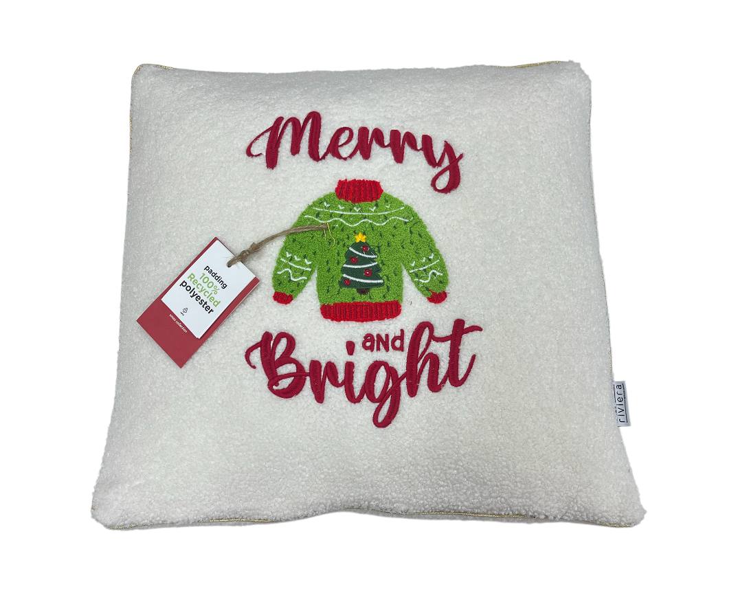 Cuscino arredo 45x45cm Natale - Riviera