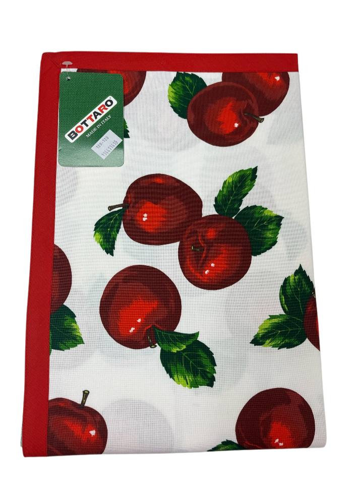 Tovaglia da tavola 120x120cm in cotone Mela Rossa