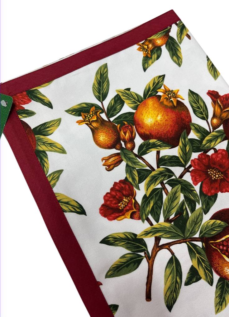 Tovaglia da tavola 120x120cm in cotone Melograno - Bottaro