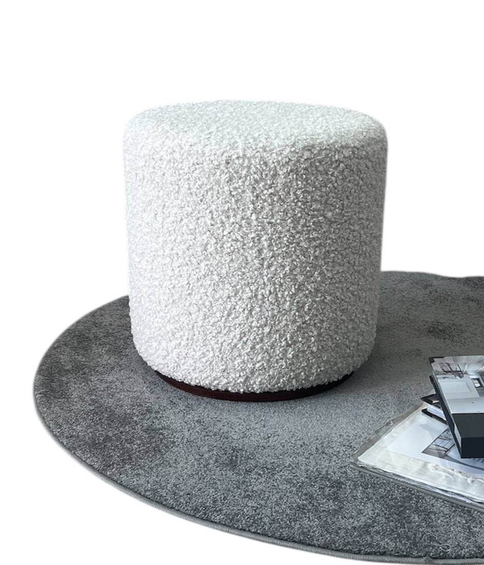 Pouf rotondo Club naturale - Reevèr