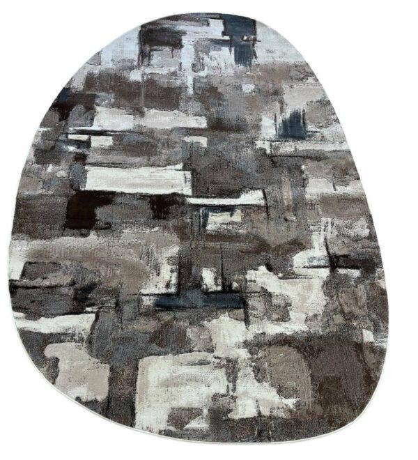 Tappeto arredo Myra Double oval brown MAR018 - WMD