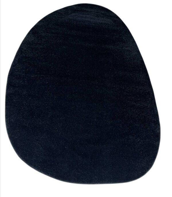 Tappeto arredo 133x190cm Milano ovale Nero - WMD