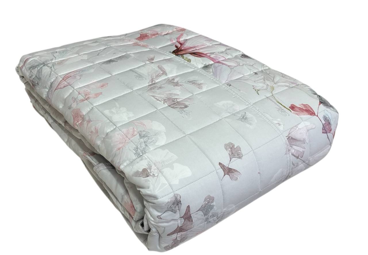 Trapuntino matrimoniale Magnolia cipria - Blumarine