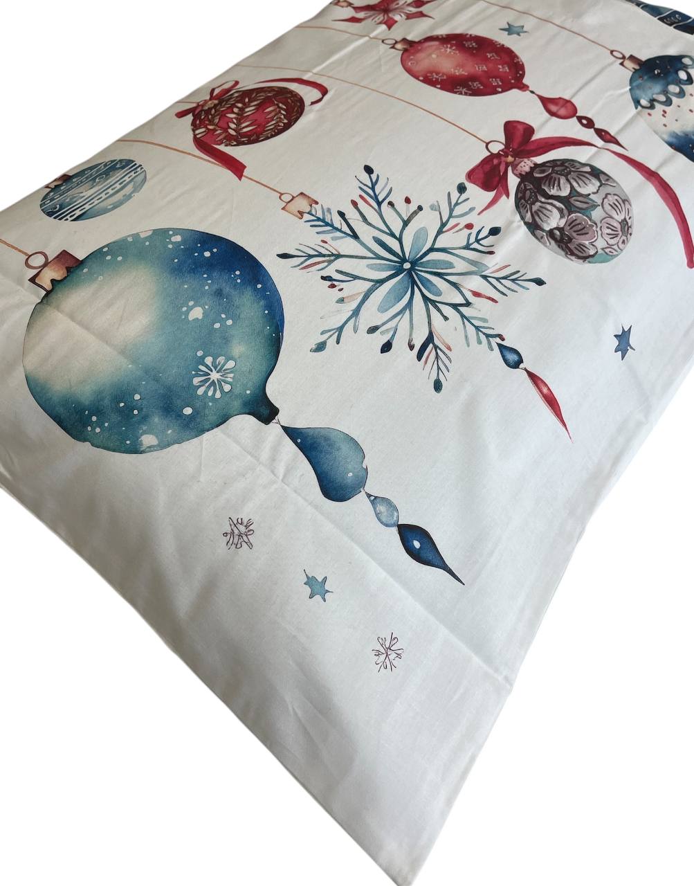 Coppia (2) federe cotone Natale 50x80cm - Riviera