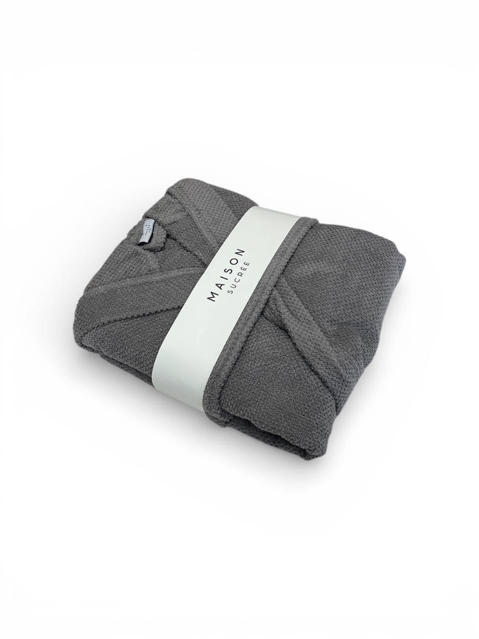 Accappatoio in spugna di cotone Pepe Pietra - Maison Sucrèe