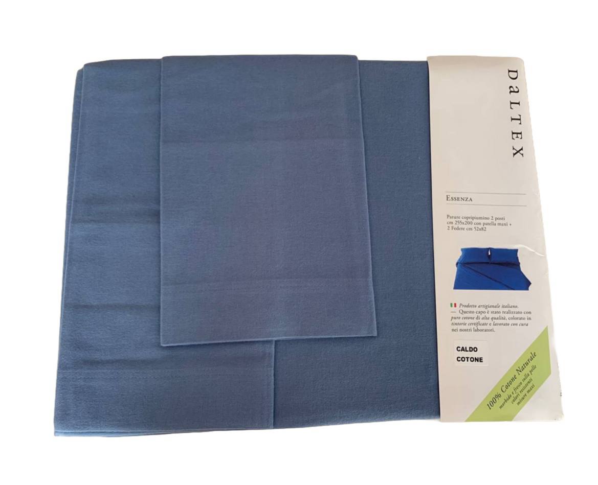 Parure copripiumino matrimoniale Essenza caldo cotone - Daltex