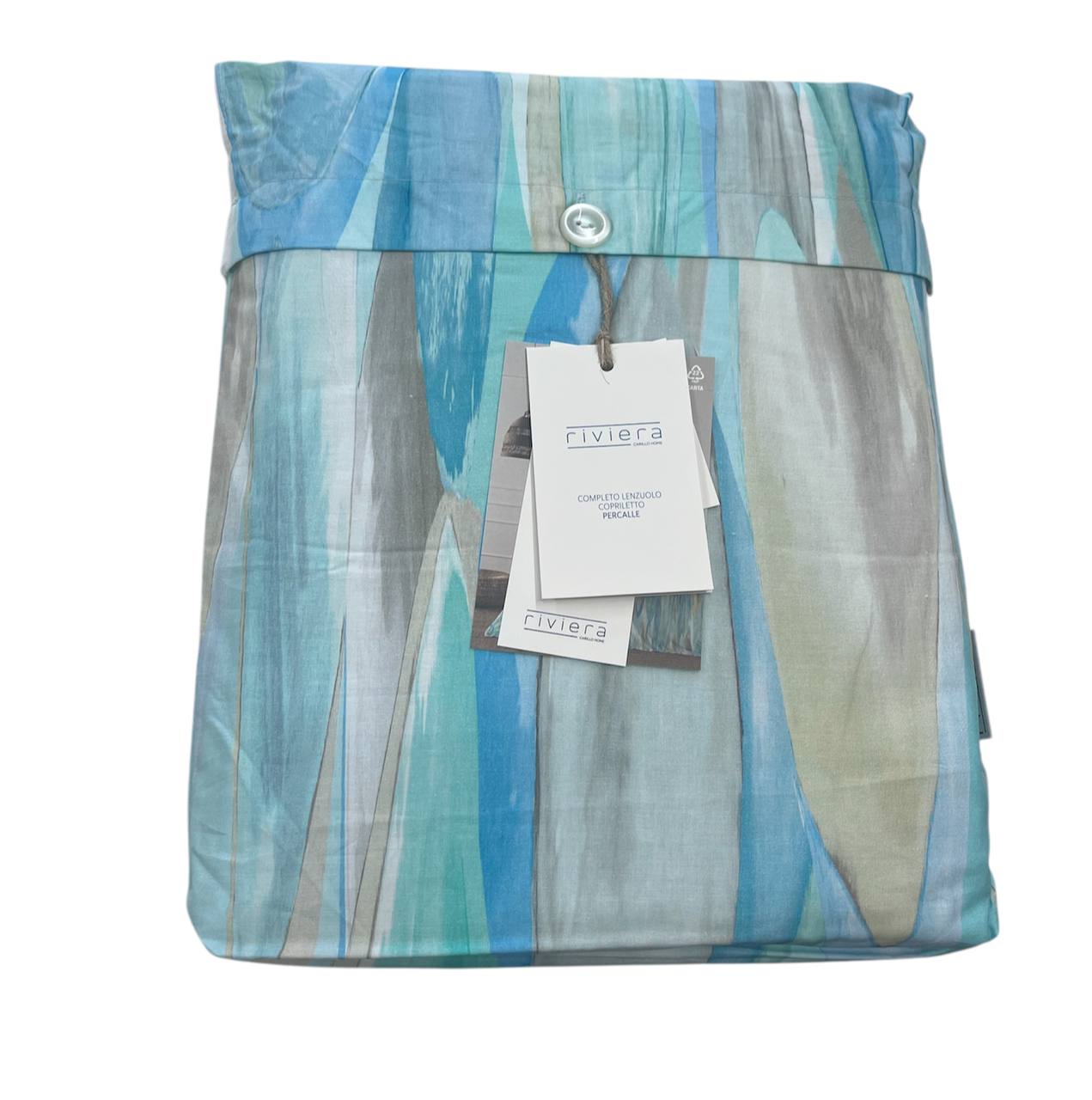 Completo lenzuolo copriletto 1 piazza Interlude - Riviera