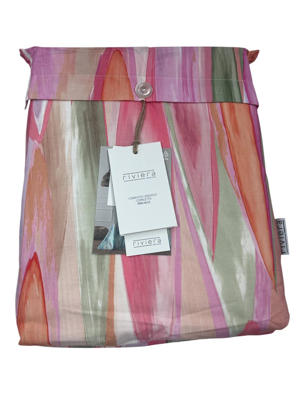 Completo lenzuolo copriletto matrimoniale Interlude - Riviera