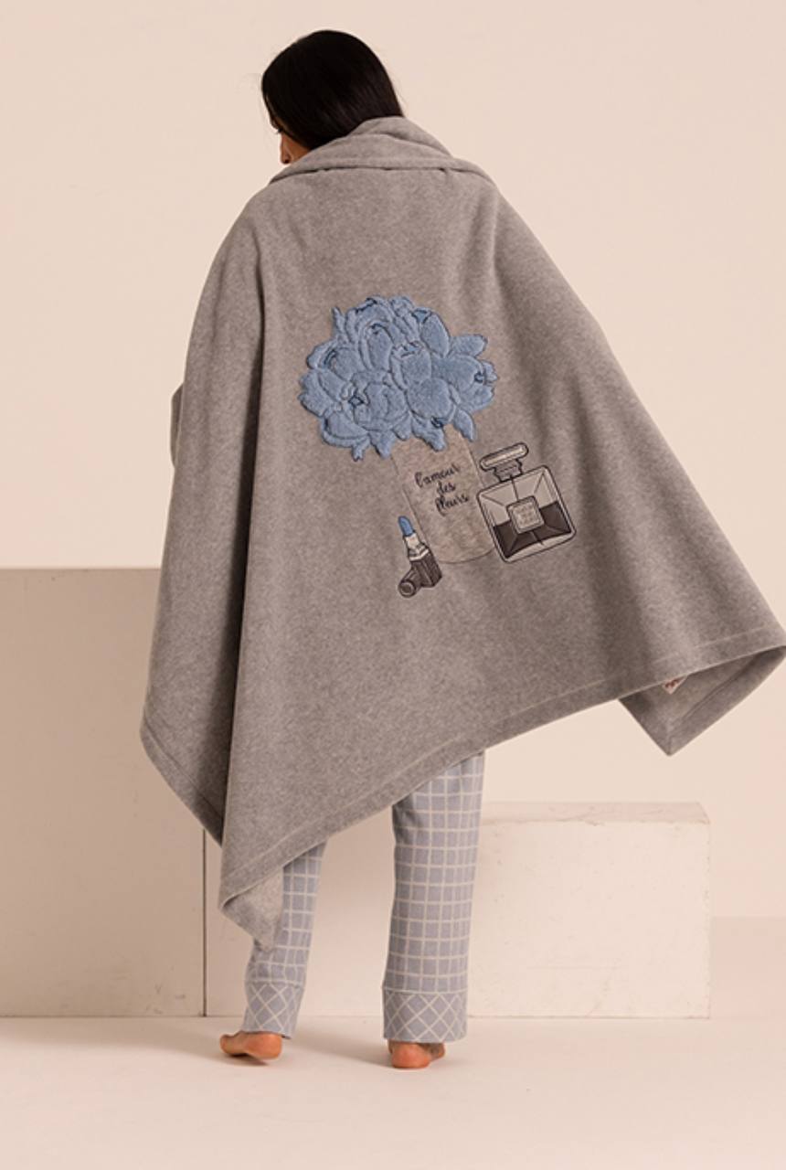 Coperta plaid in pile 160x180cm Profumo - Maryplaid