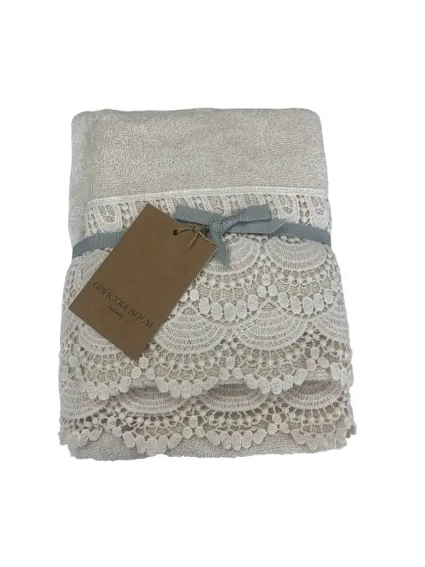 Coppia asciugamani (1+1) Corsetto