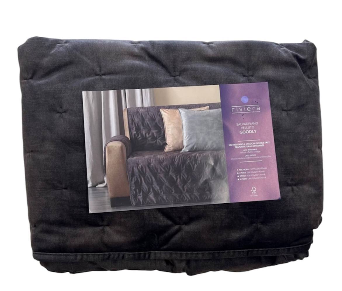 Salvadivano 4 posti velluto Goodly - Riviera