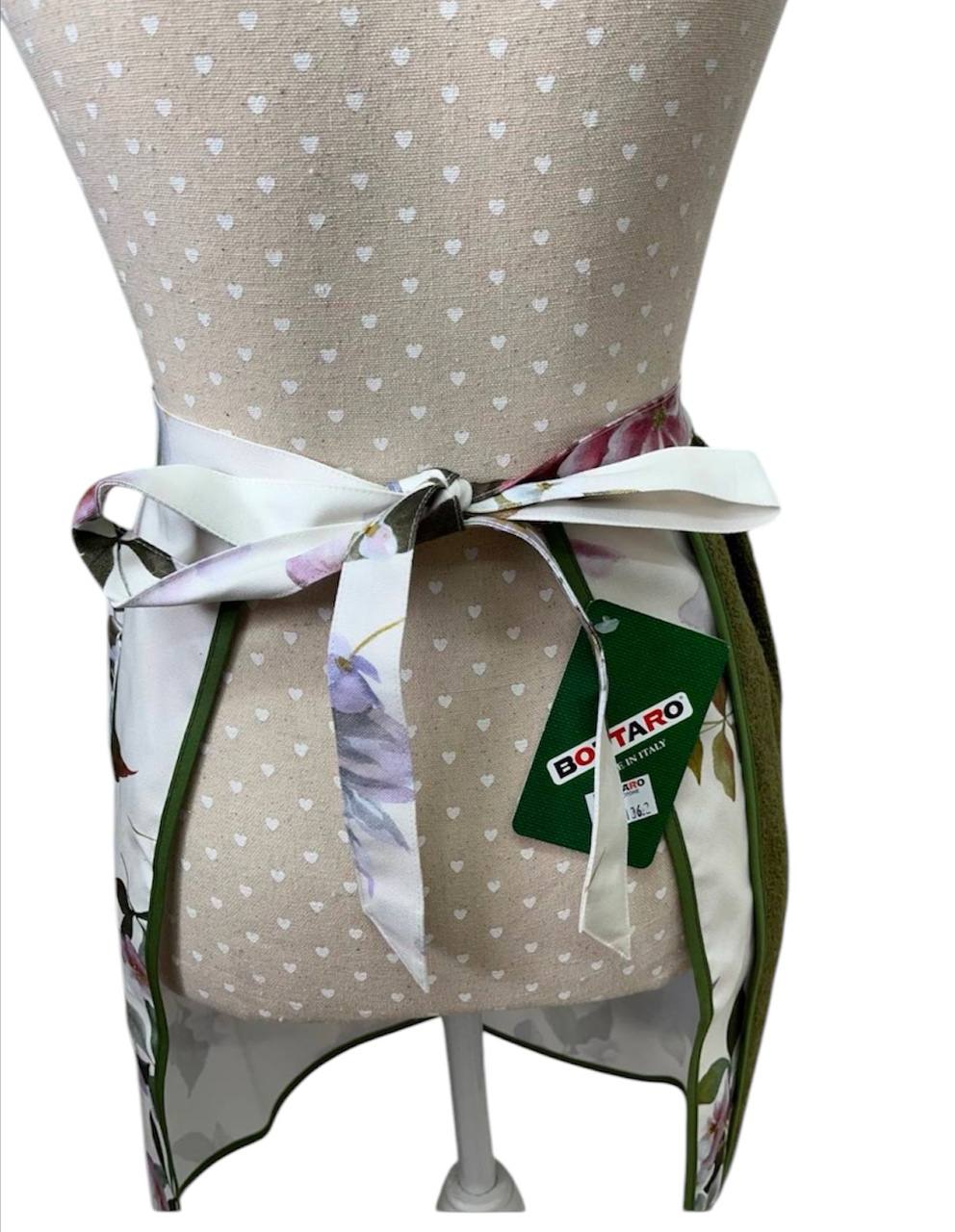 Grembiule da cucina con asciughino in spugna Alsazia - Bottaro