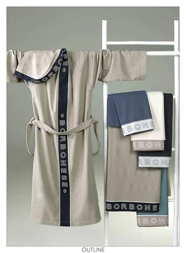 Accappatoio microspugna + bag Outline - Borbonese