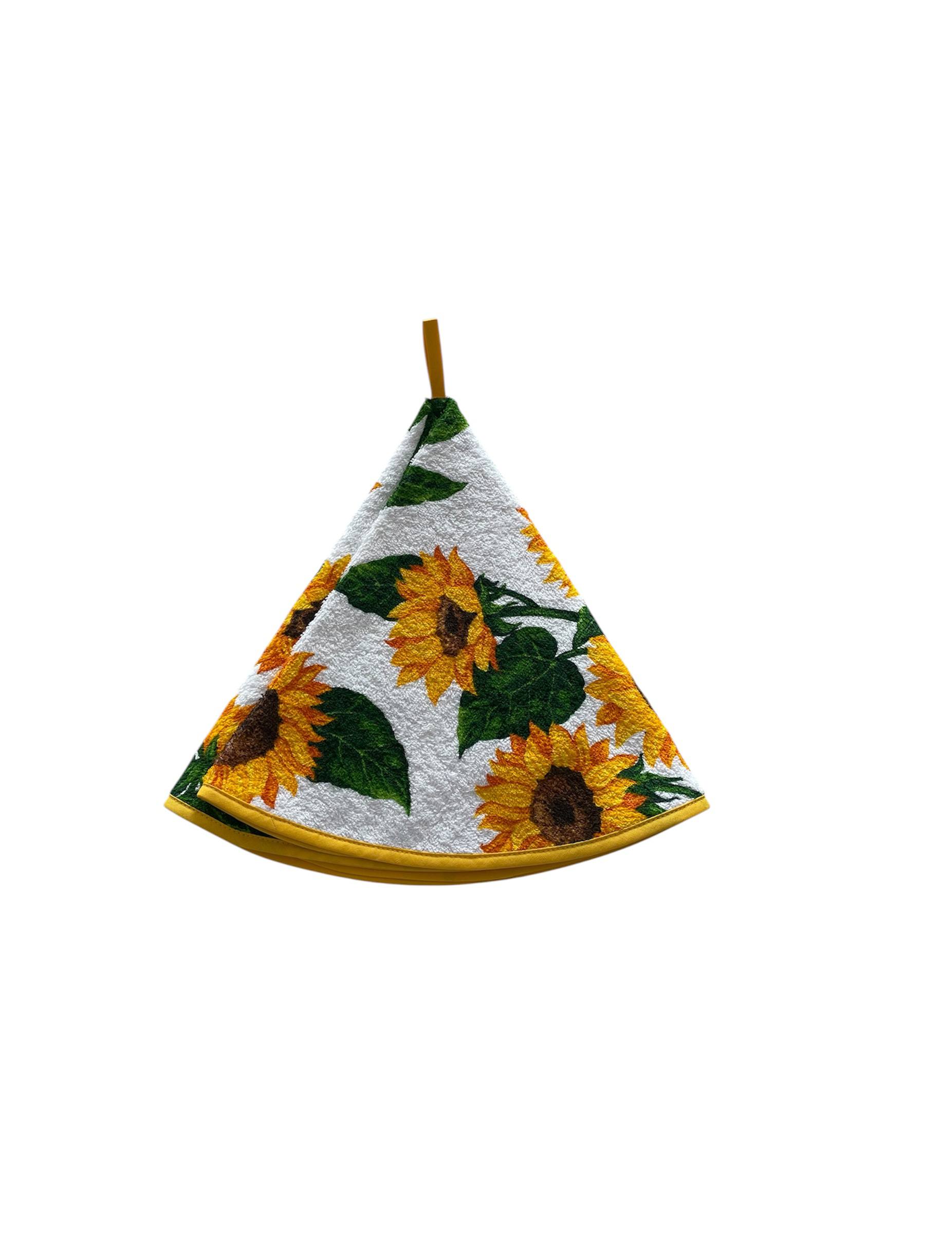 Asciughino in spugna campanellina Girasole - Bottaro