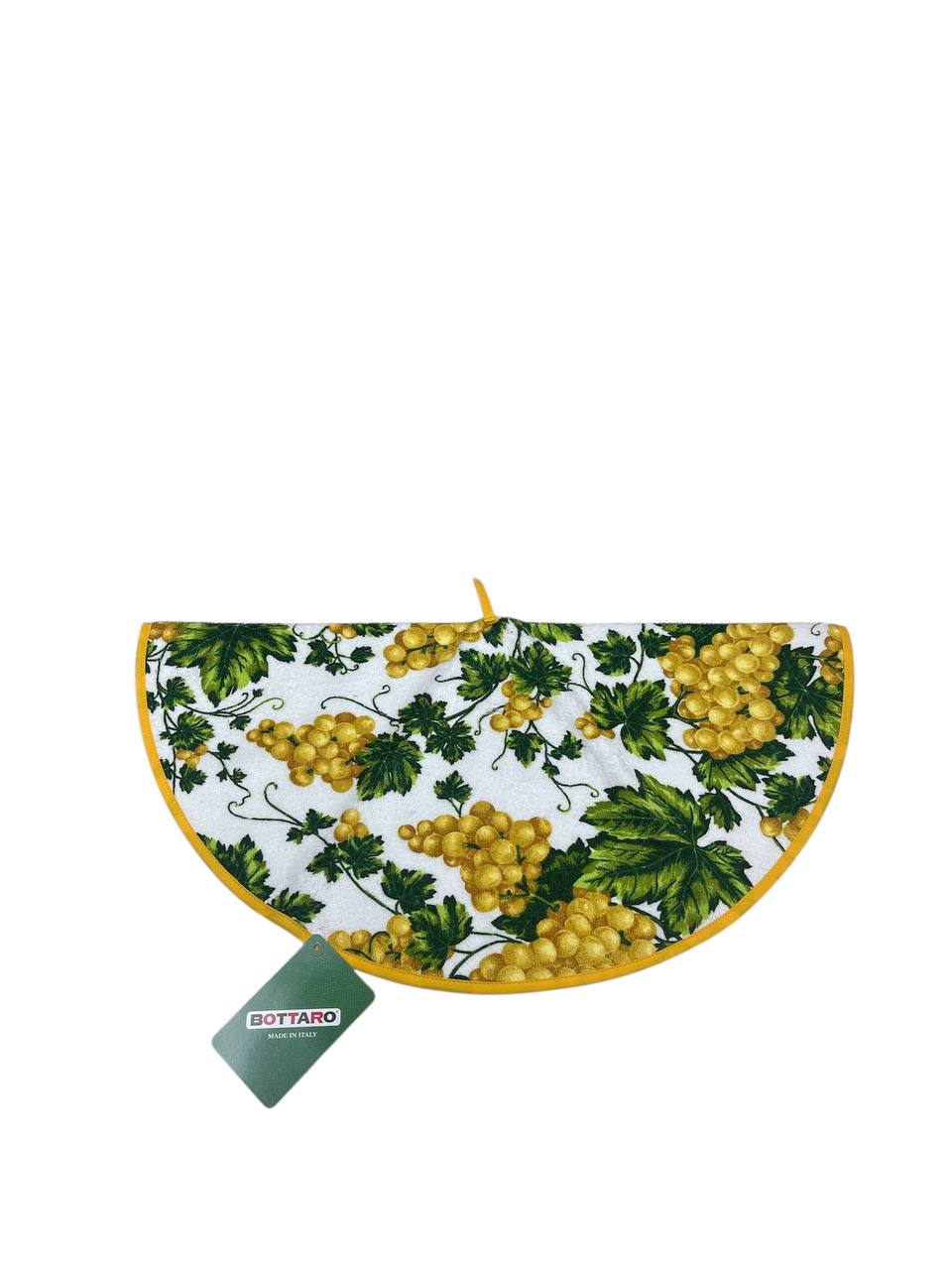 Asciughino in spugna campanellina Vite gialla - Bottaro