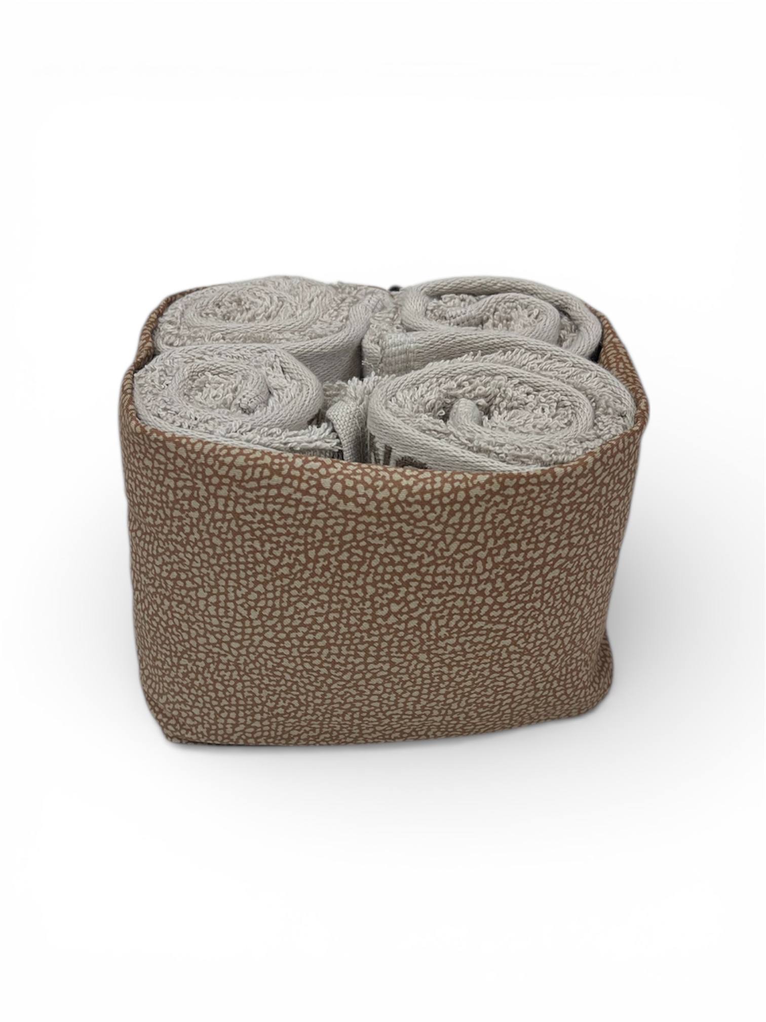 Basket con 4 lavette Minimal - Borbonese