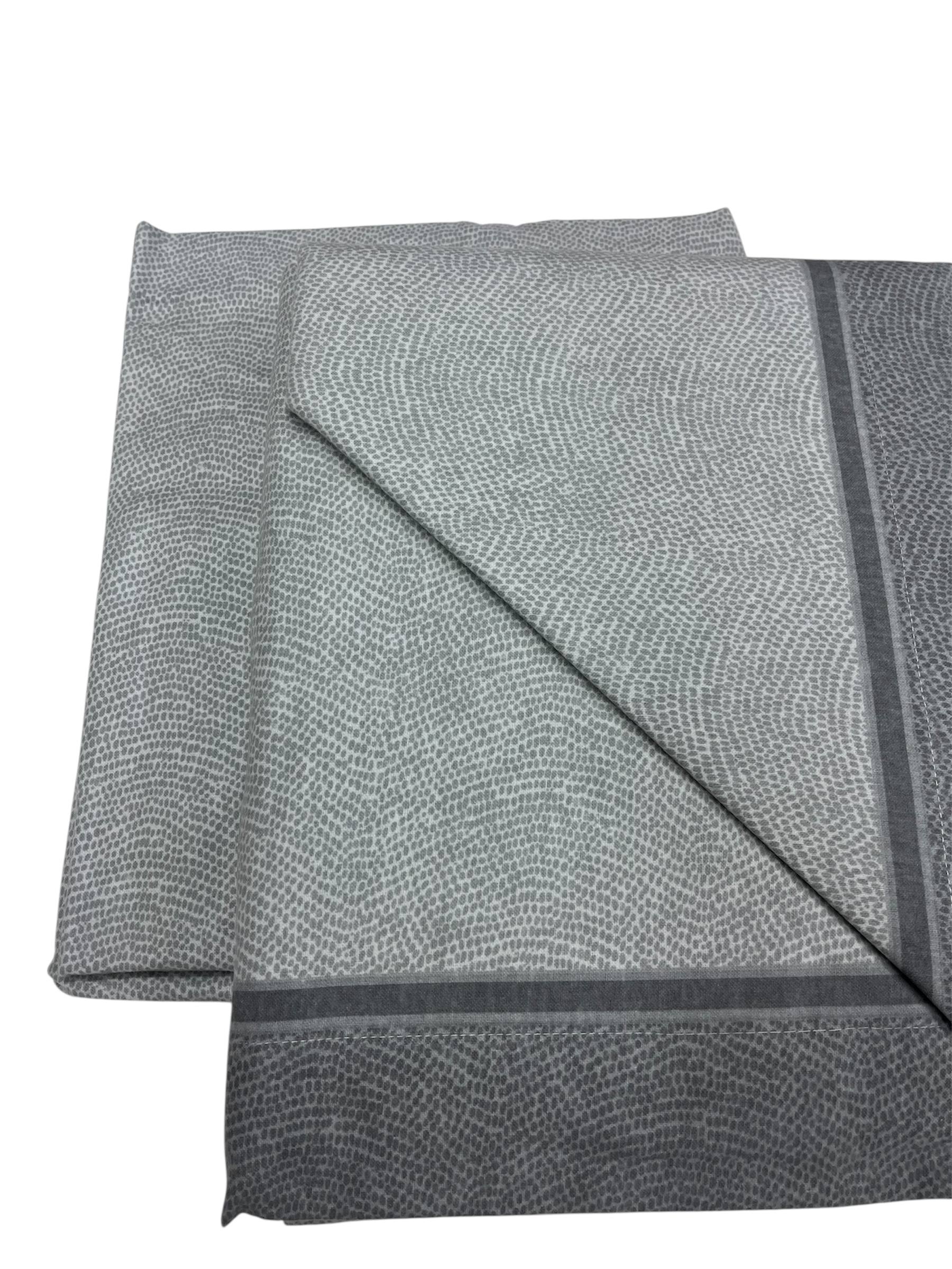 Completo lenzuola 1 piazza in Flanella Dern - Biancaluna