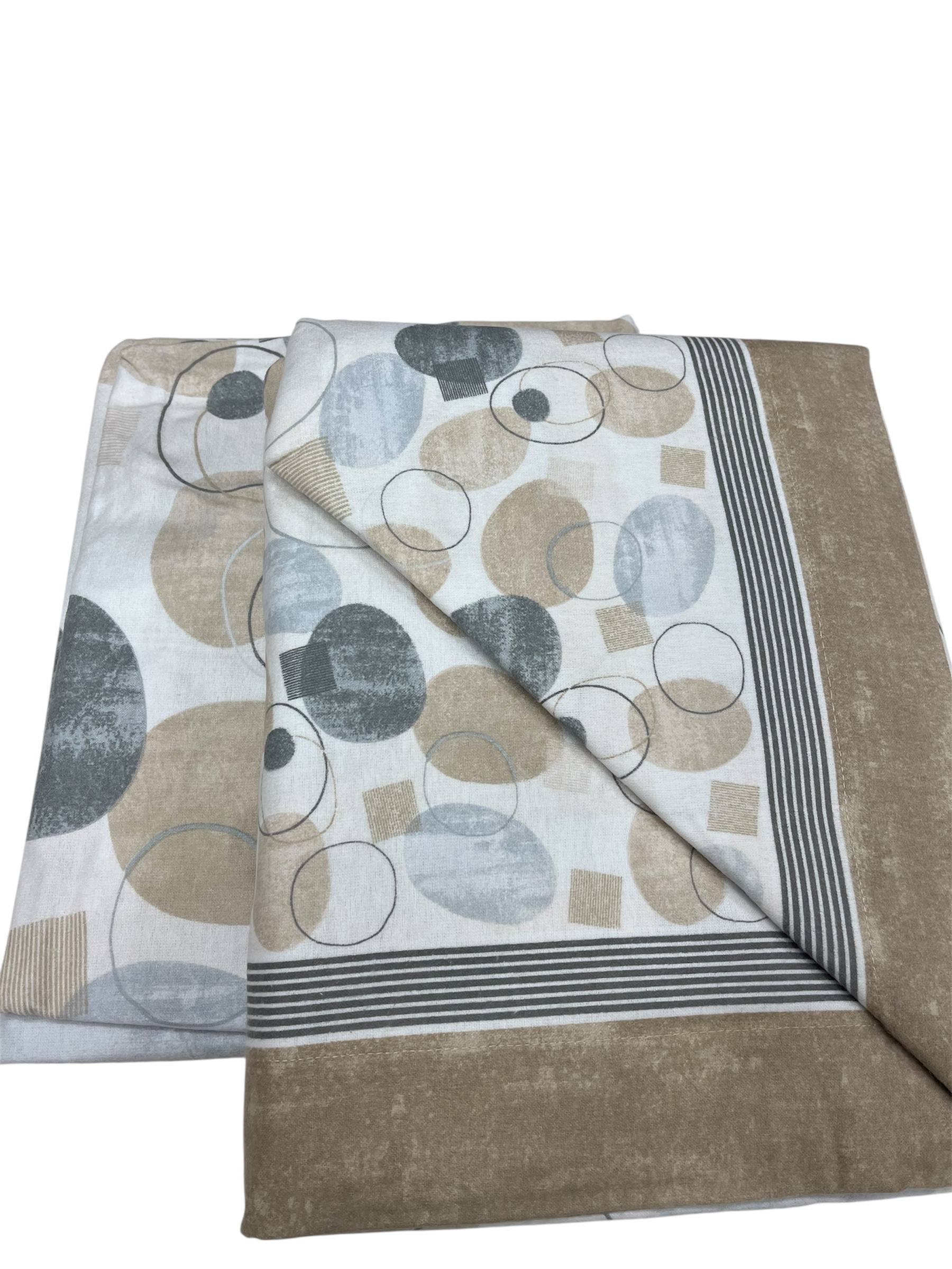 Completo lenzuola 1 piazza in Flanella Odo - Biancaluna