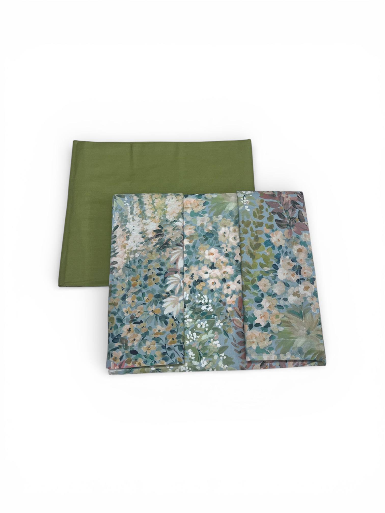 Completo lenzuolo copriletto matrimoniale Lottye - Micol