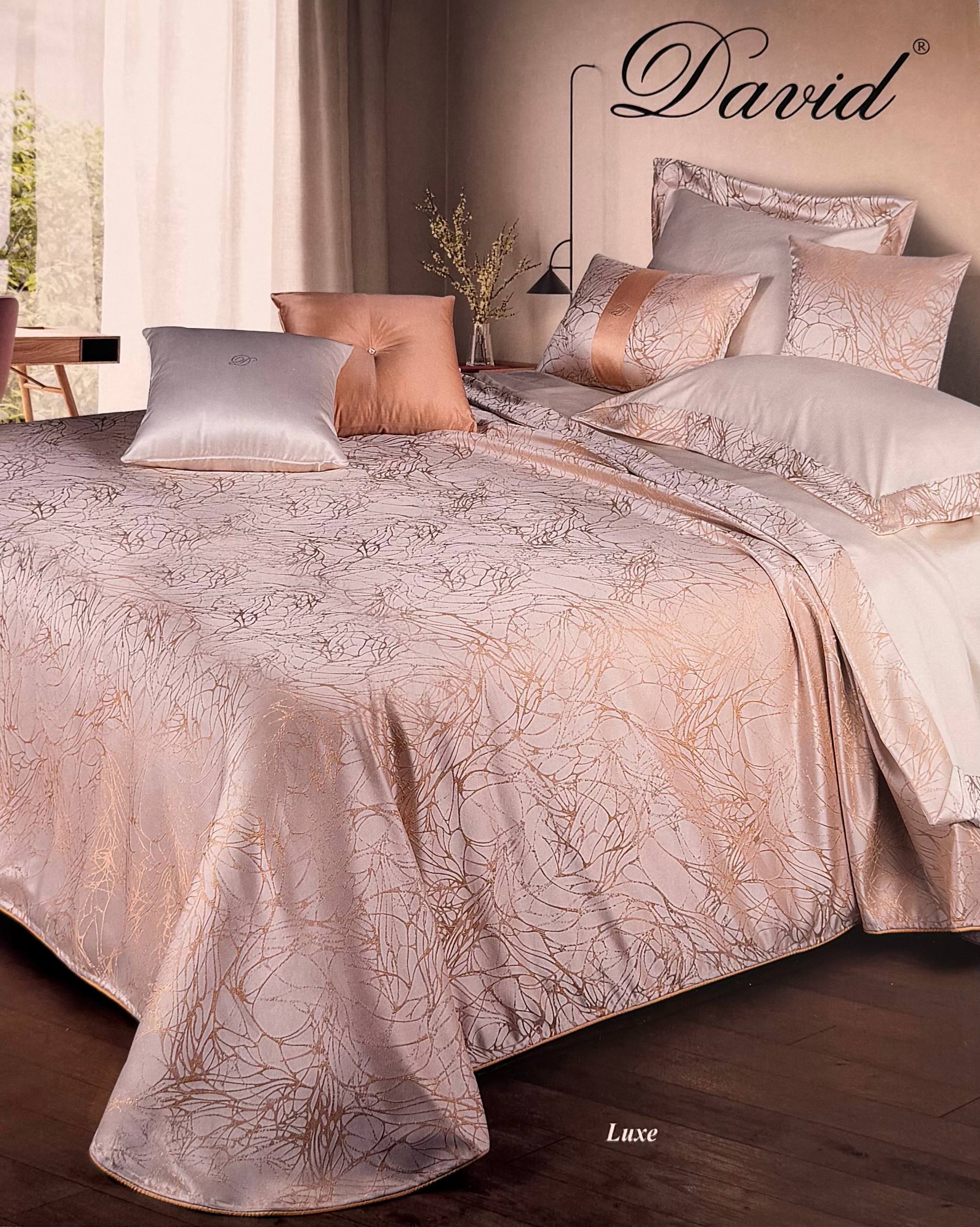 Coordinato letto con coppia cuscini Luxe - David Home