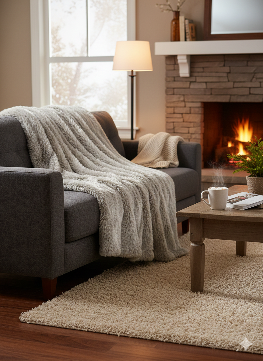 Coperta plaid 200x240cm Londra - GF Ferrari