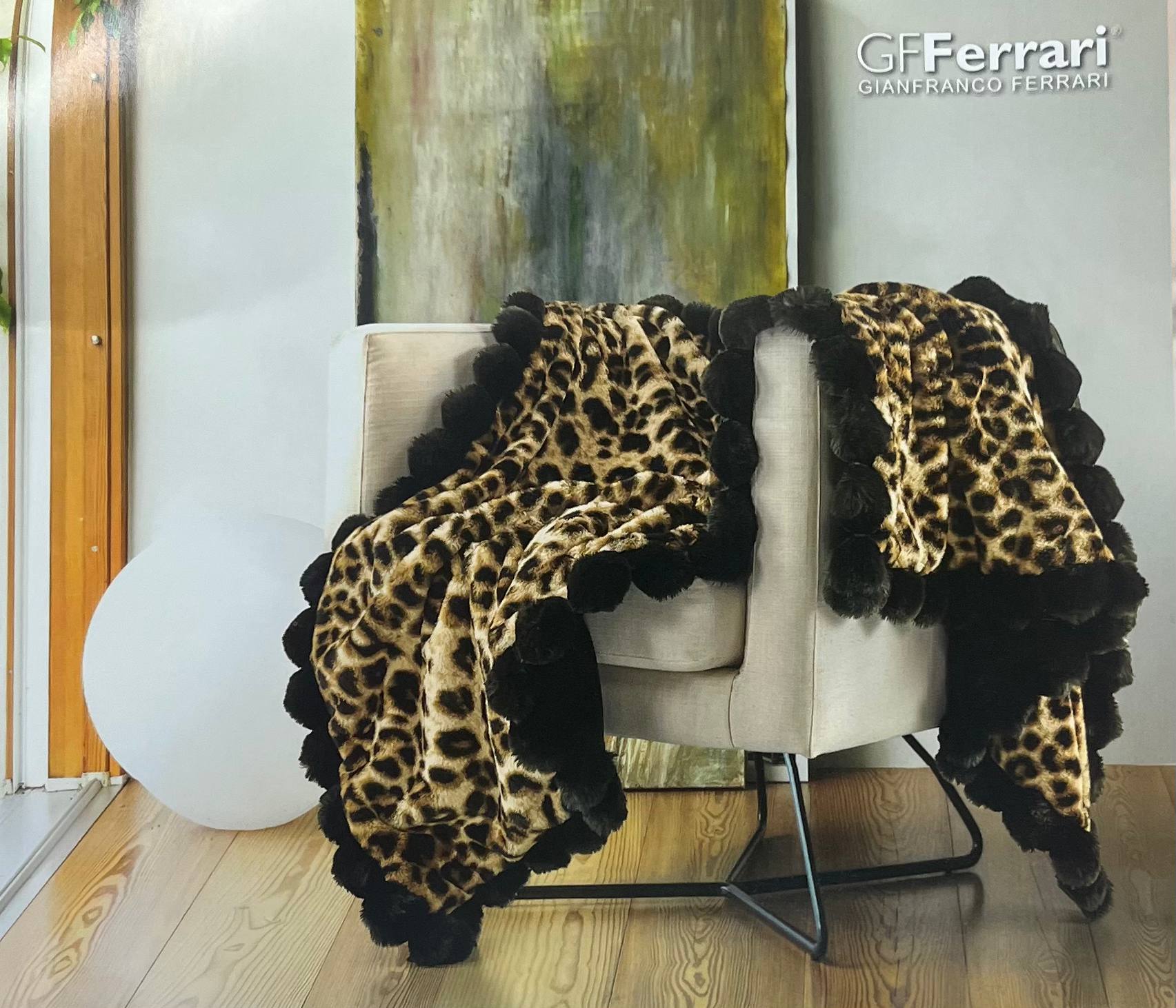 Coperta plaid silk 130x160cm Maculato - GF Ferrari