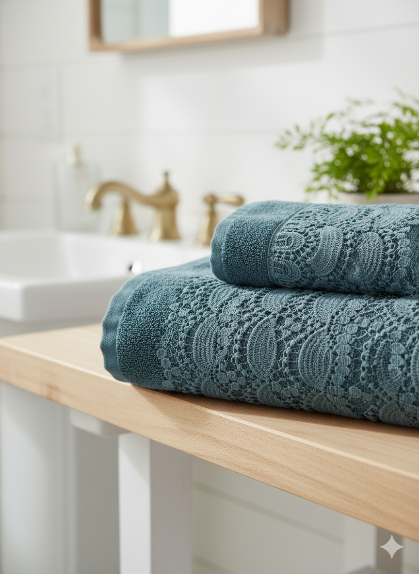 Coppia asciugamani (1+1) Corsetto