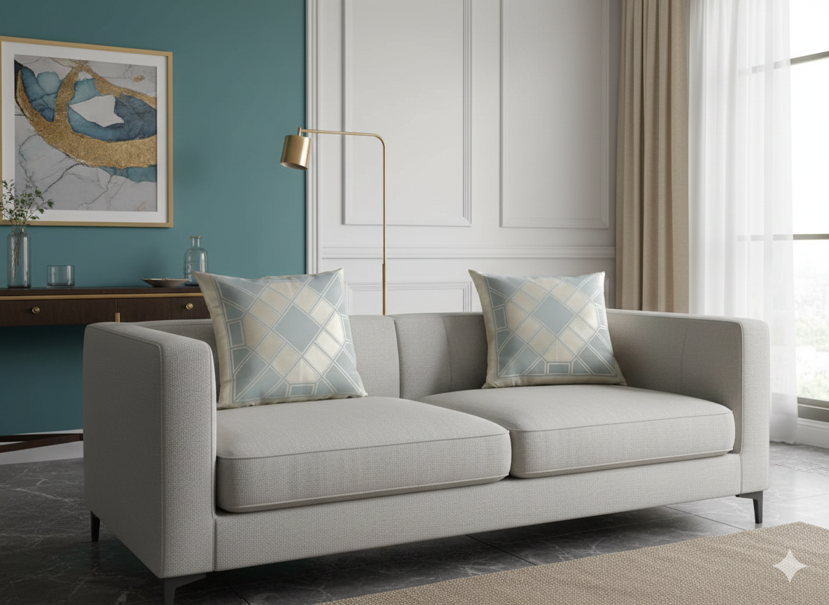 Coppia cuscini arredamento 50x50cm