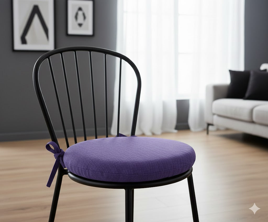 Coppia cuscini per sedia rotondi Irlanda antimacchia - Maison Sucrèe