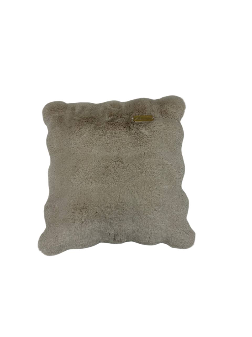 Cuscino arredo in ecopelliccia Diamant Champagne - Blumarine