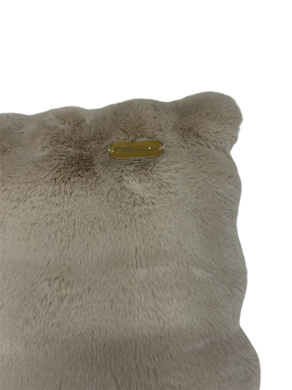 Cuscino arredo in ecopelliccia Diamant Champagne - Blumarine