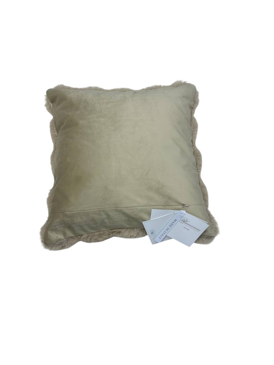 Cuscino arredo in ecopelliccia Diamant Champagne - Blumarine