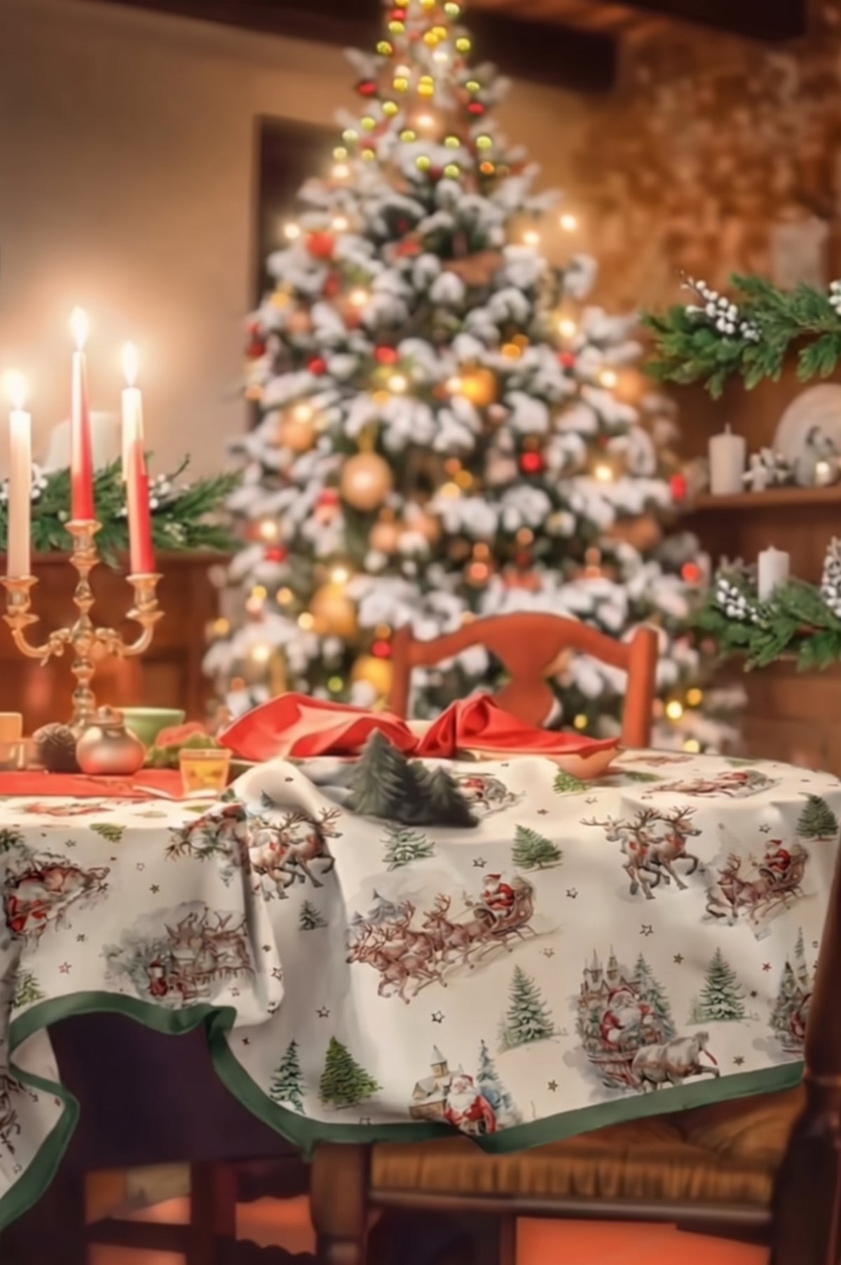 Tovaglia da tavola Natale Incanto - Bottaro