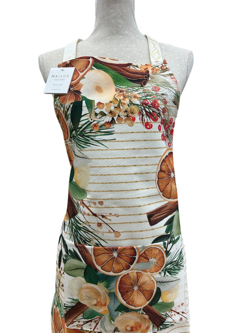Grembiule con Pettorina Profumi - Maison Sucrèe