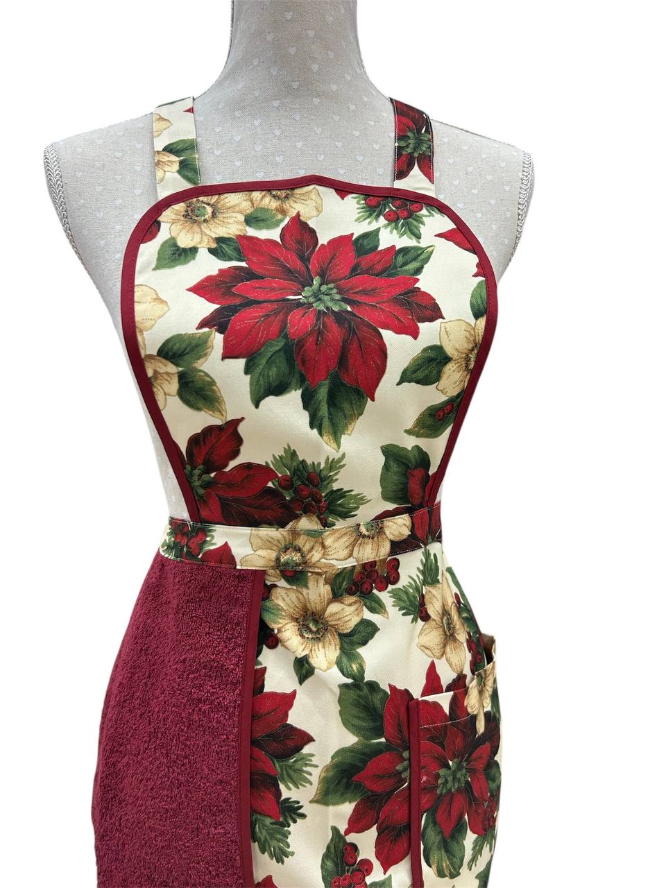 Grembiule con asciughino Natale America - Bottaro