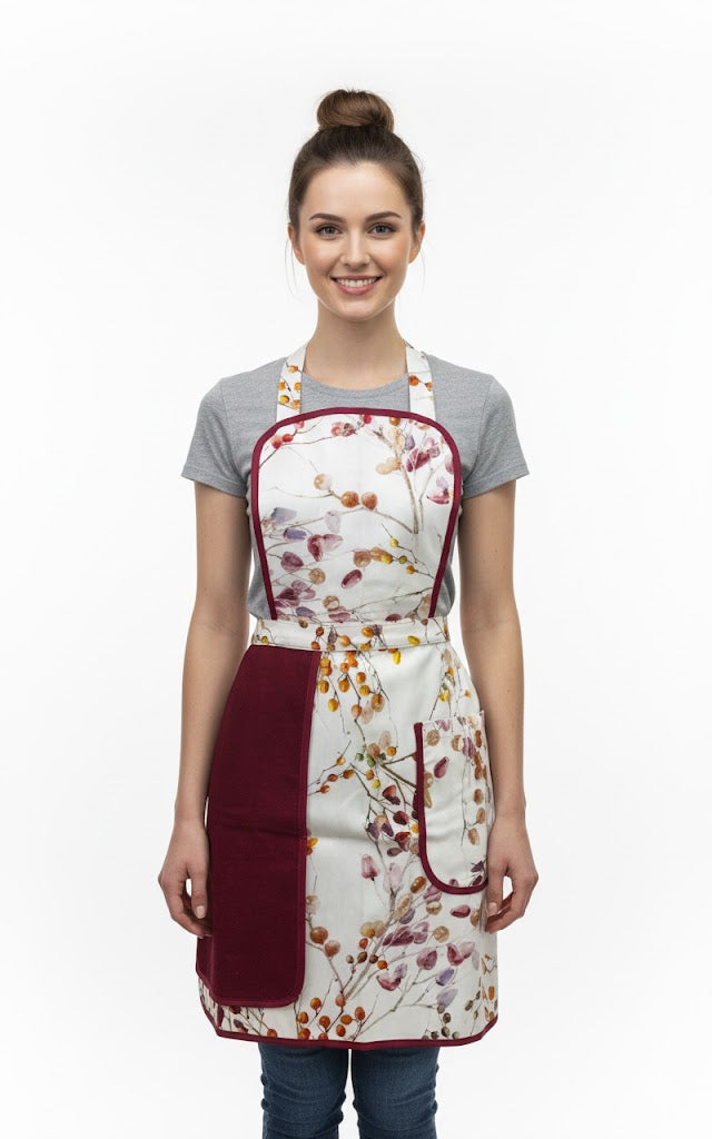 Grembiule da cucina con asciughino in spugna Cassandra - Bottaro