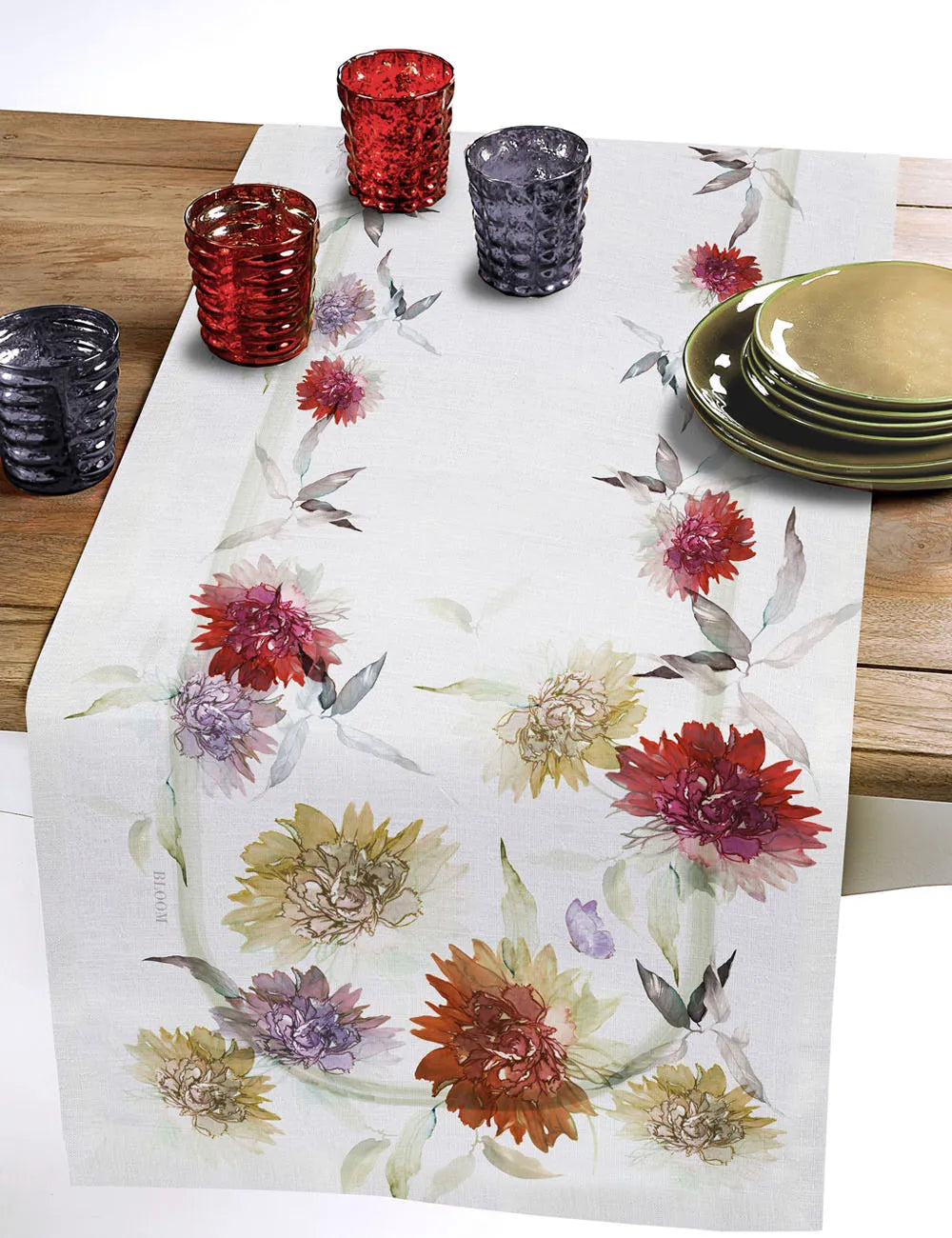 Runner 50x150cm Marilyn Melograno - Tessitura Randi