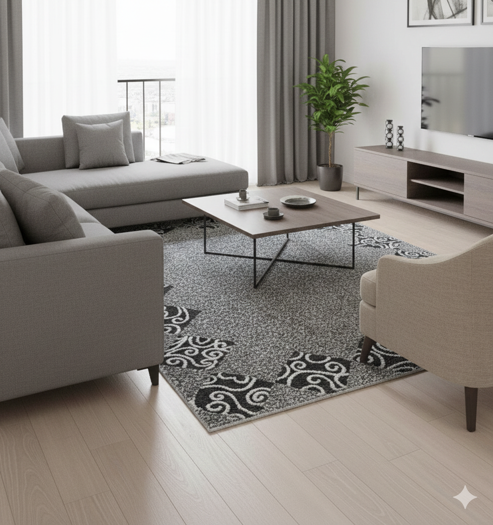 Milano Prestige Collection tappeto 133x190cm GRI010 - WMD