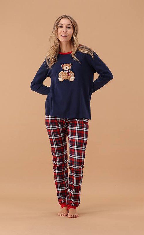 Pigiama donna in caldo cotone Orsetto - Maryhome
