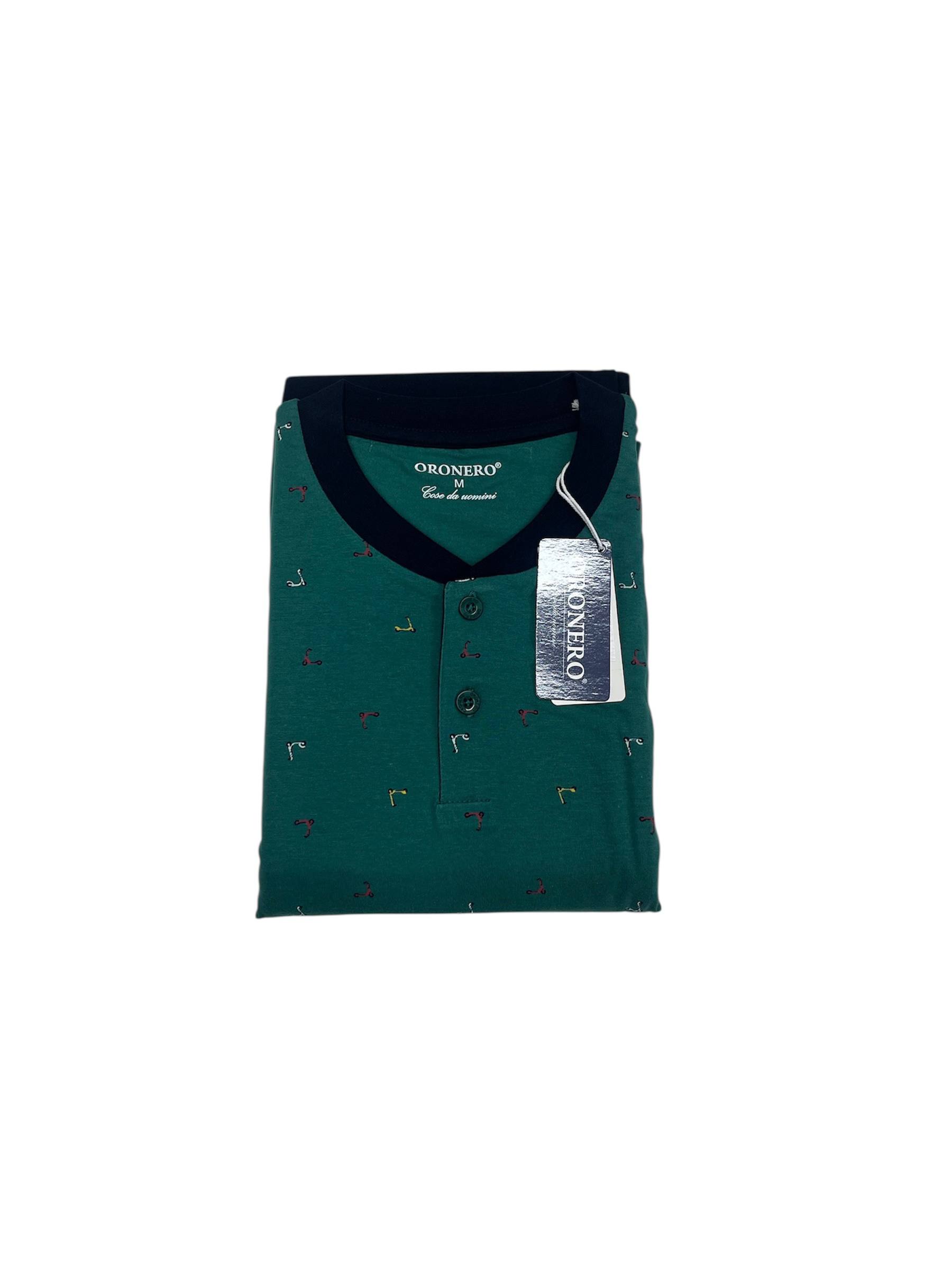 Pigiama uomo cotone OU614 - ORONERO