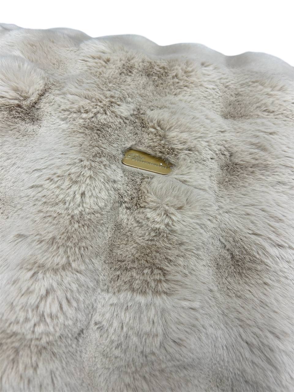 Plaid in ecopelliccia Diamant Champagne - Blumarine