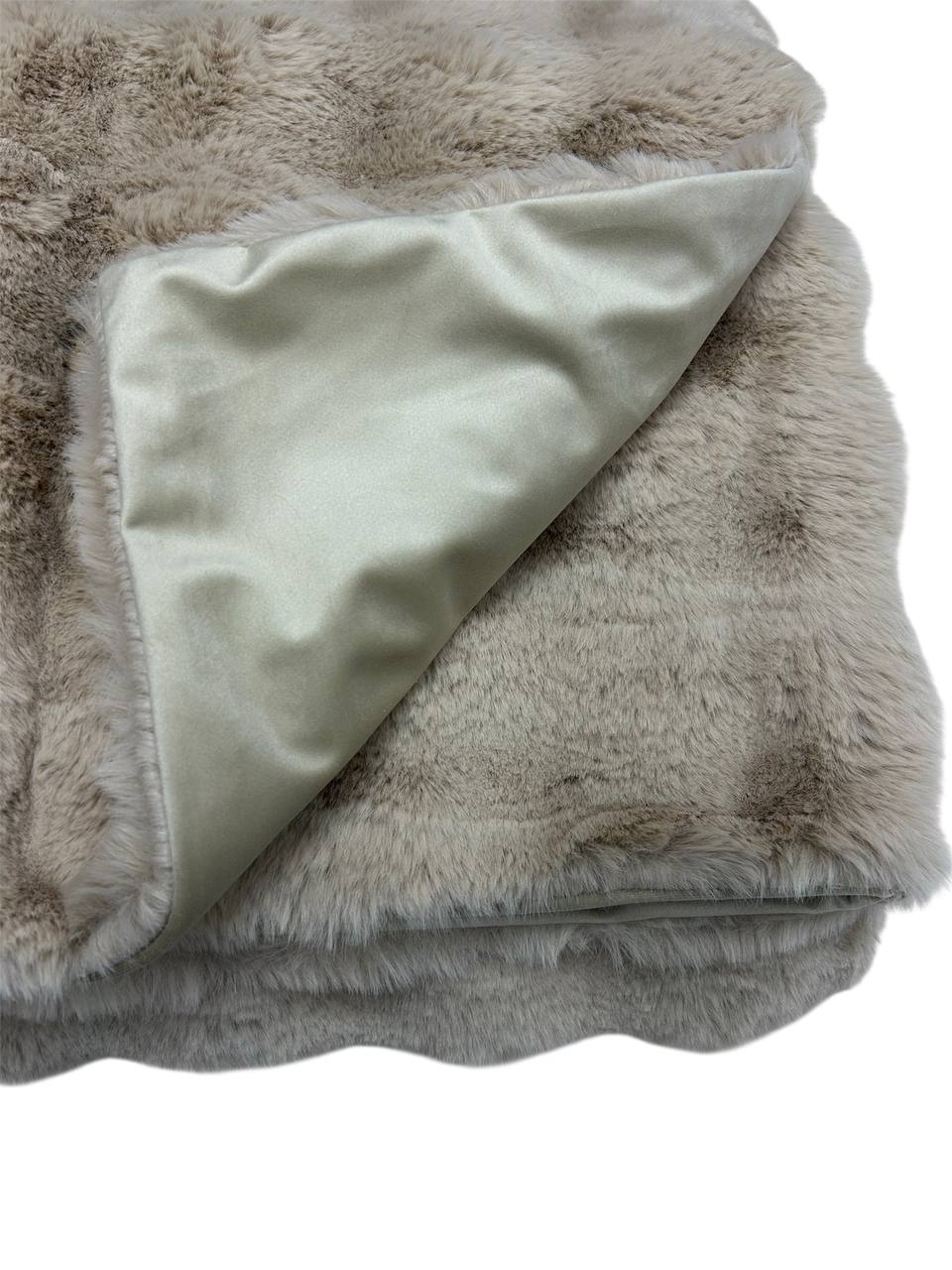 Plaid in ecopelliccia Diamant Champagne - Blumarine