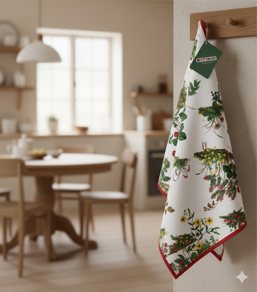 Strofinaccio in cotone 50x70cm Dolomiti - Bottaro