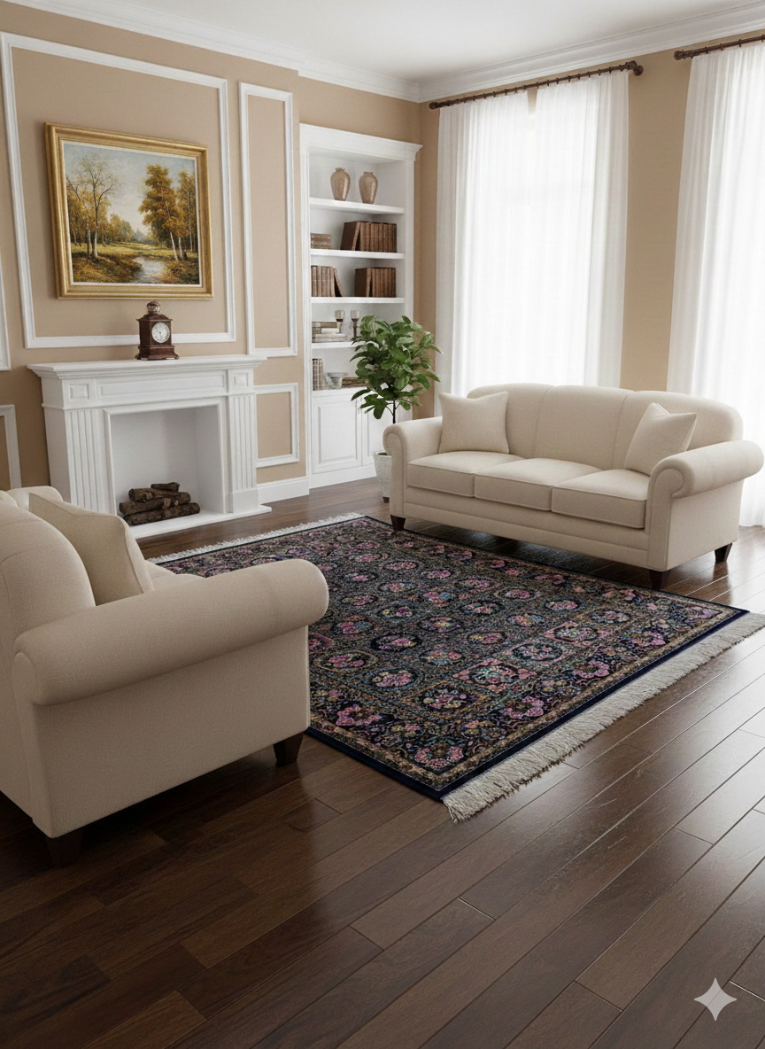 Tappeto orientale in seta 150x100cm