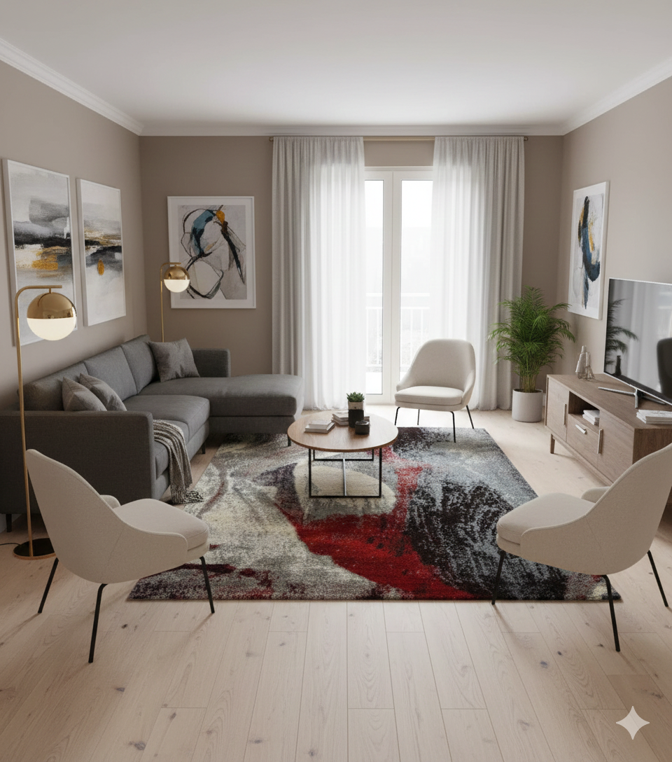 Tappeto living 133x190cm Milano TER011 - WMD